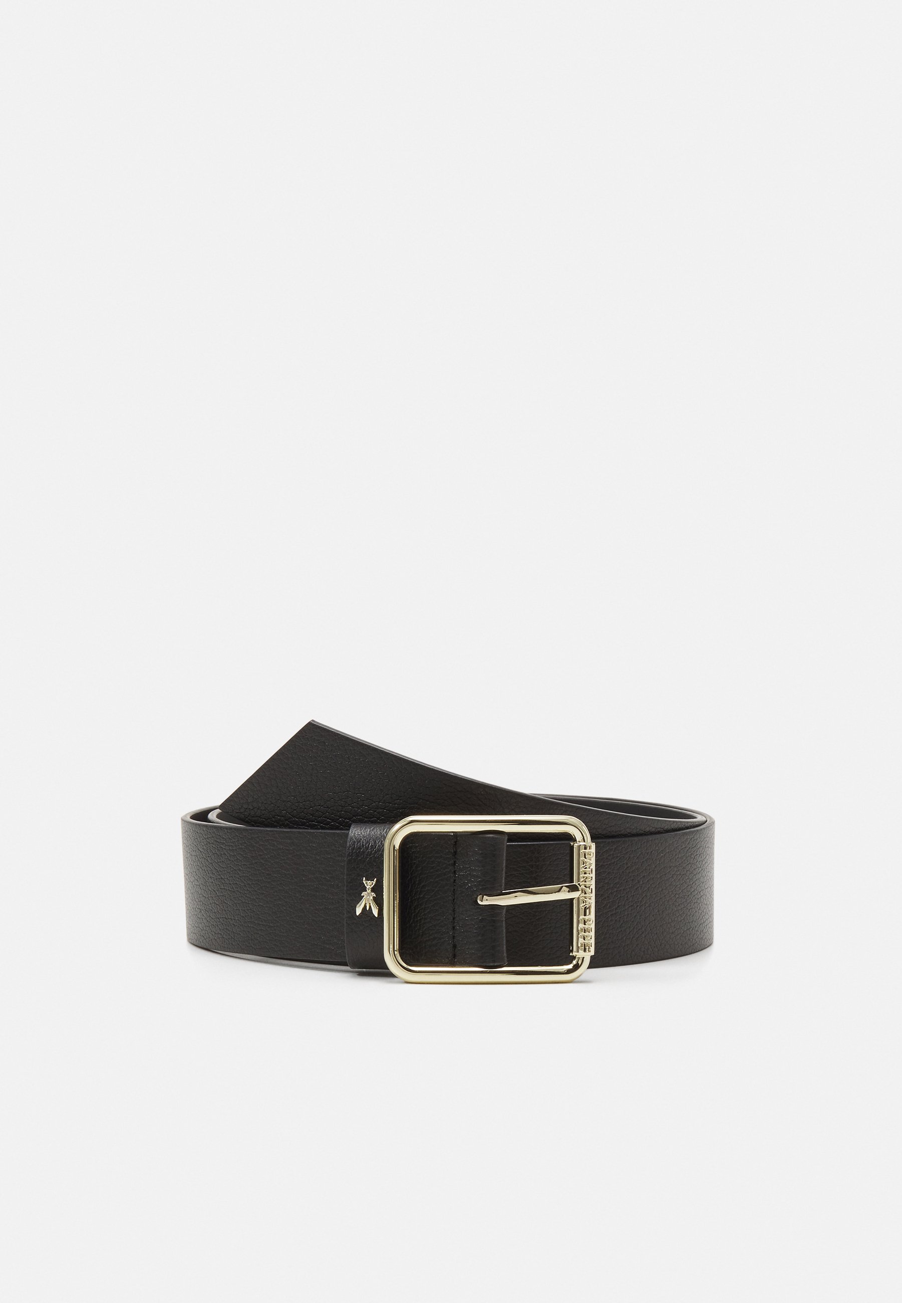 Patrizia Pepe black Leather Belt with Gold Buckle Patrizia Pepe Belt: Size M International main image 3