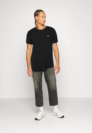 CURVED HEM 7 PACK - Jednoduché tričko - beige/bordeaux/dark green