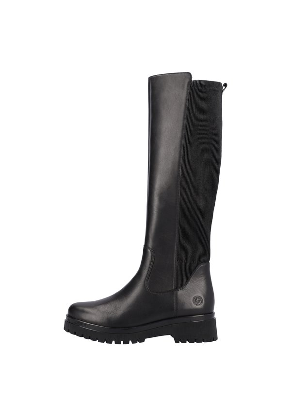 Plateaustiefel - schwarz