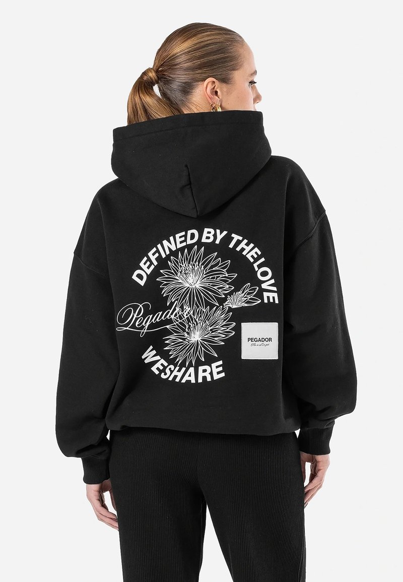 Pegador - SERENA OVERSIZED HOODIE - Sweatshirt - washed black, Enlarge