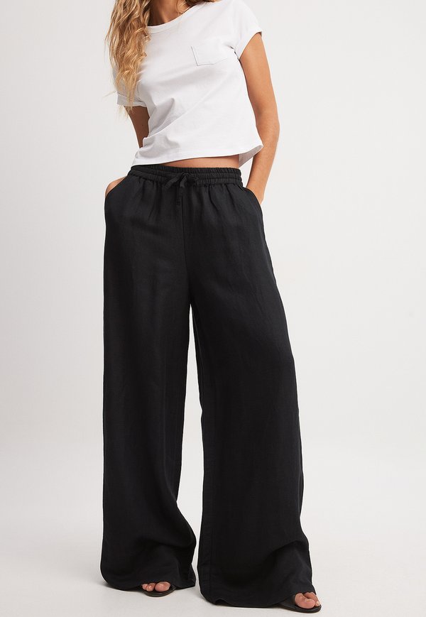 WIDE MID WAIST  - Stoffhose
