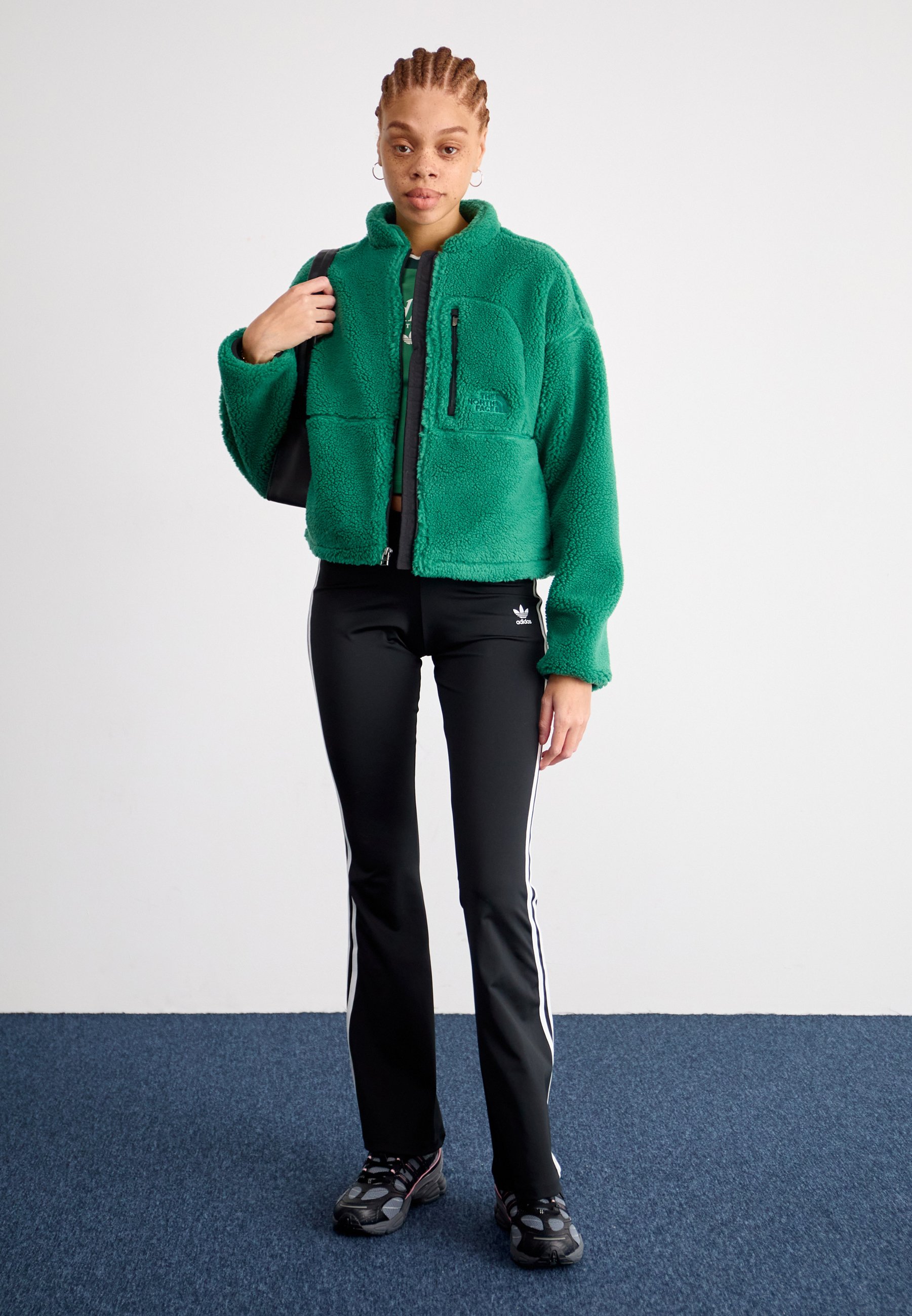 The North Face EXTREME JACKET - Fleecejacke - evergreen/black/grün