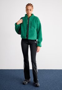 The North Face W EXTREME PILE 2 FZ JACKET - Fliisjakk - evergreen/black