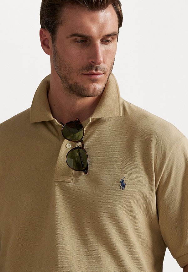 THE ICONIC MESH POLO SHIRT - Polo shirt - coastal beige4