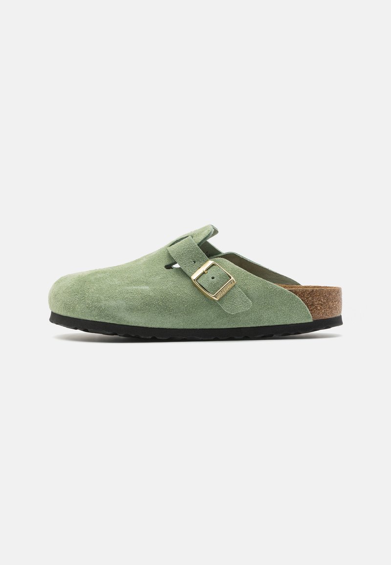 Birkenstock BOSTON REGULAR - Tofflor & inneskor - green tea