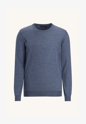 Oscar Jacobson MIGUEL ROUNDNECK - Maglione - denim blue