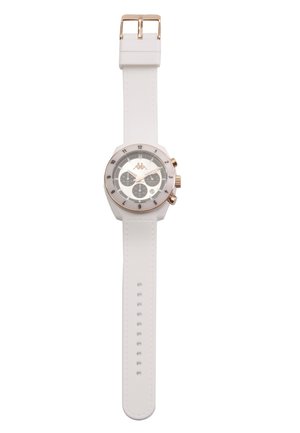 36 MM RUSH-CERCAMIC - Chronograph - white rosegold