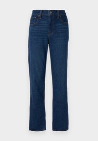Straight leg jeans - dark dry process