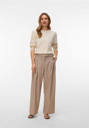 Vero Moda, VMDOFFY STITCH LS O-NECK PULLOVER NOOS - Пуловер - birch