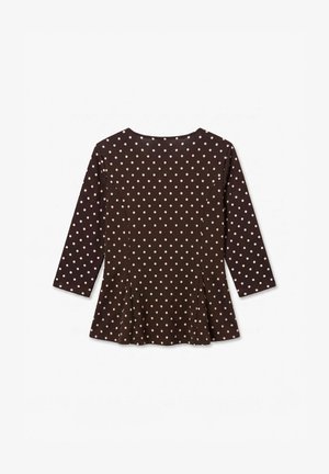 Vero Moda Curve, A-SHAPE TOP VMSMILLA TOP - T-shirt à manches longues - chocolate torte