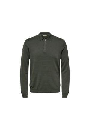 Only & Sons, ONSWYLER LIFE REG HALFZIP POLO KNIT NOOS 22034225 - Polo - beluga