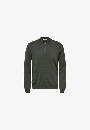 Only & Sons, ONSWYLER LIFE REG HALFZIP POLO KNIT NOOS 22034225 - Polo - beluga