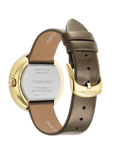 FERRAGAMO GC FUSION LADY - Käekell - brown champagne