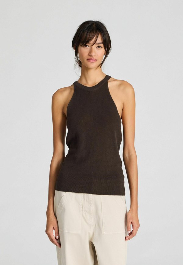 LULU GOTS - Strickpullover - mulch