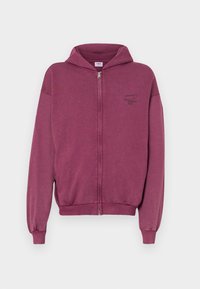 ZIP HOODIE UNISEX - Džemperis su gobtuvu - vintage red