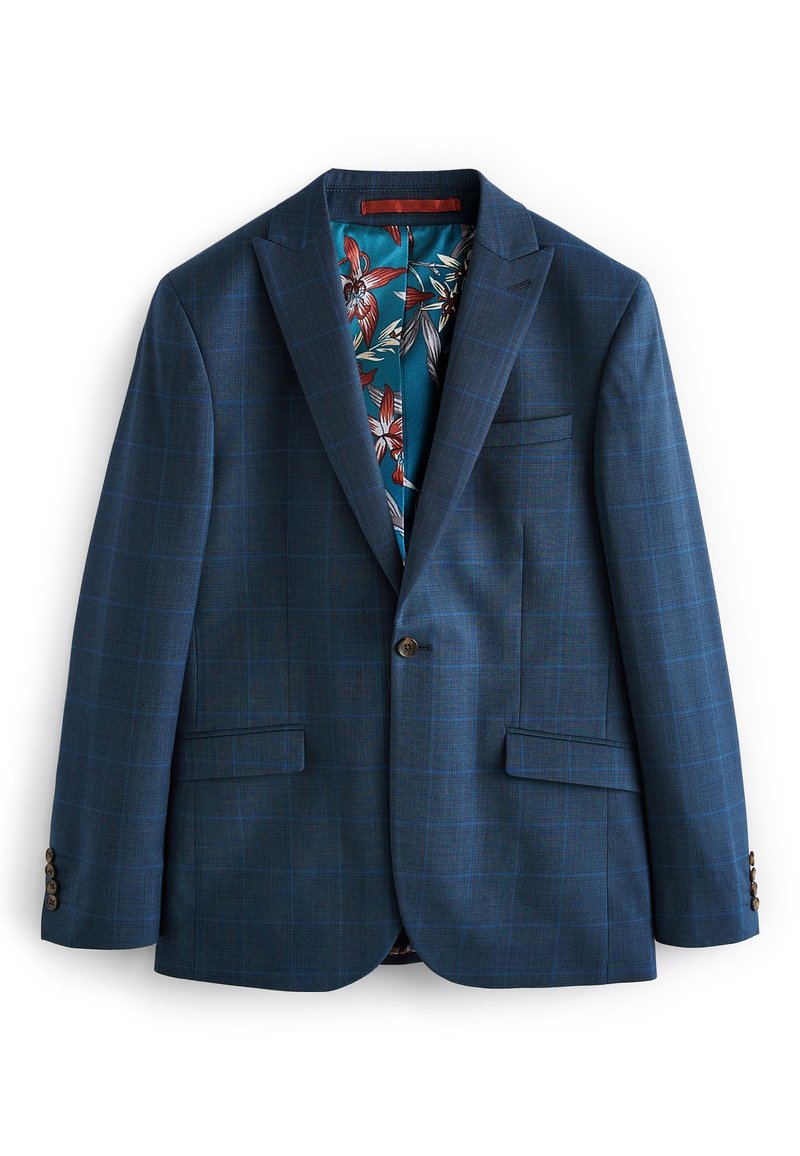 Herren Komplettanzüge | Next WINDOWPANE CHECK Anzugsakko bright blue/blau - AN05691 Herren Komplettanzüge | Next WINDOWPANE CHECK Anzugsakko bright blue/blau - AN05691