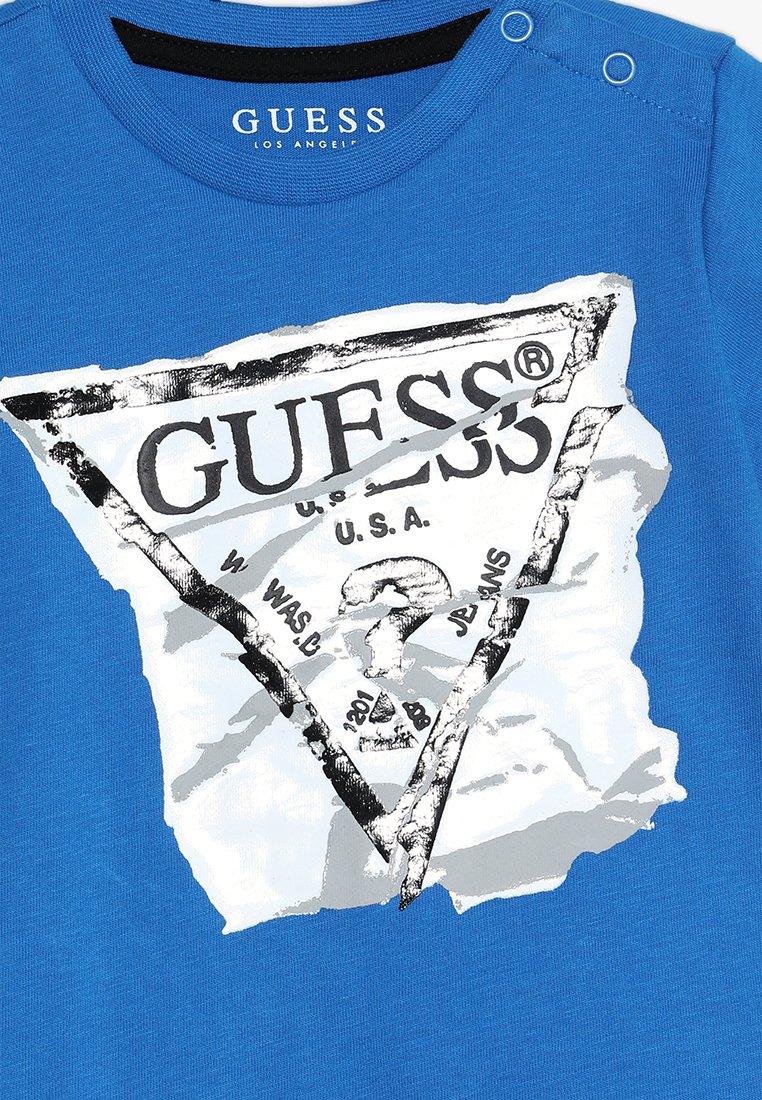 Guess T shirts med print blue dreambleu Zalando.no Guess T-shirts med print - blue
