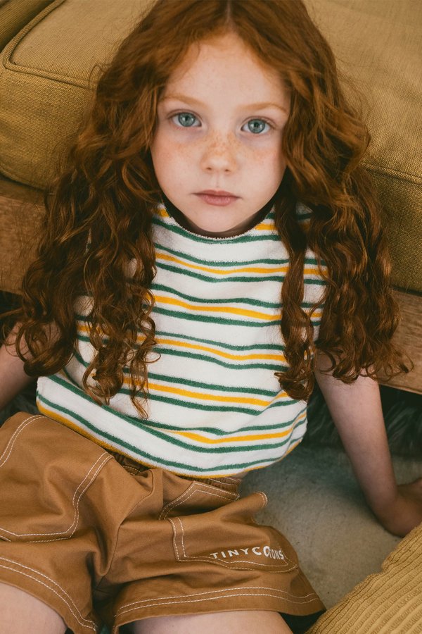 SLEEVELESS TEE - Top - light cream