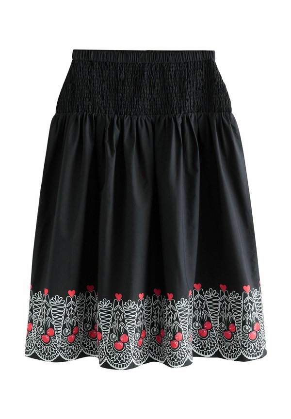 REGULAR FIT - SHIRRED MIDI - A-Linien-Rock