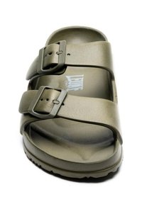 Alberta Lizard LEONE 1947 MEN'S SLIDES ISCHIA - Mules - lizard/green - Zalando