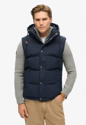 Superdry Waistcoat - nordic chrome navy