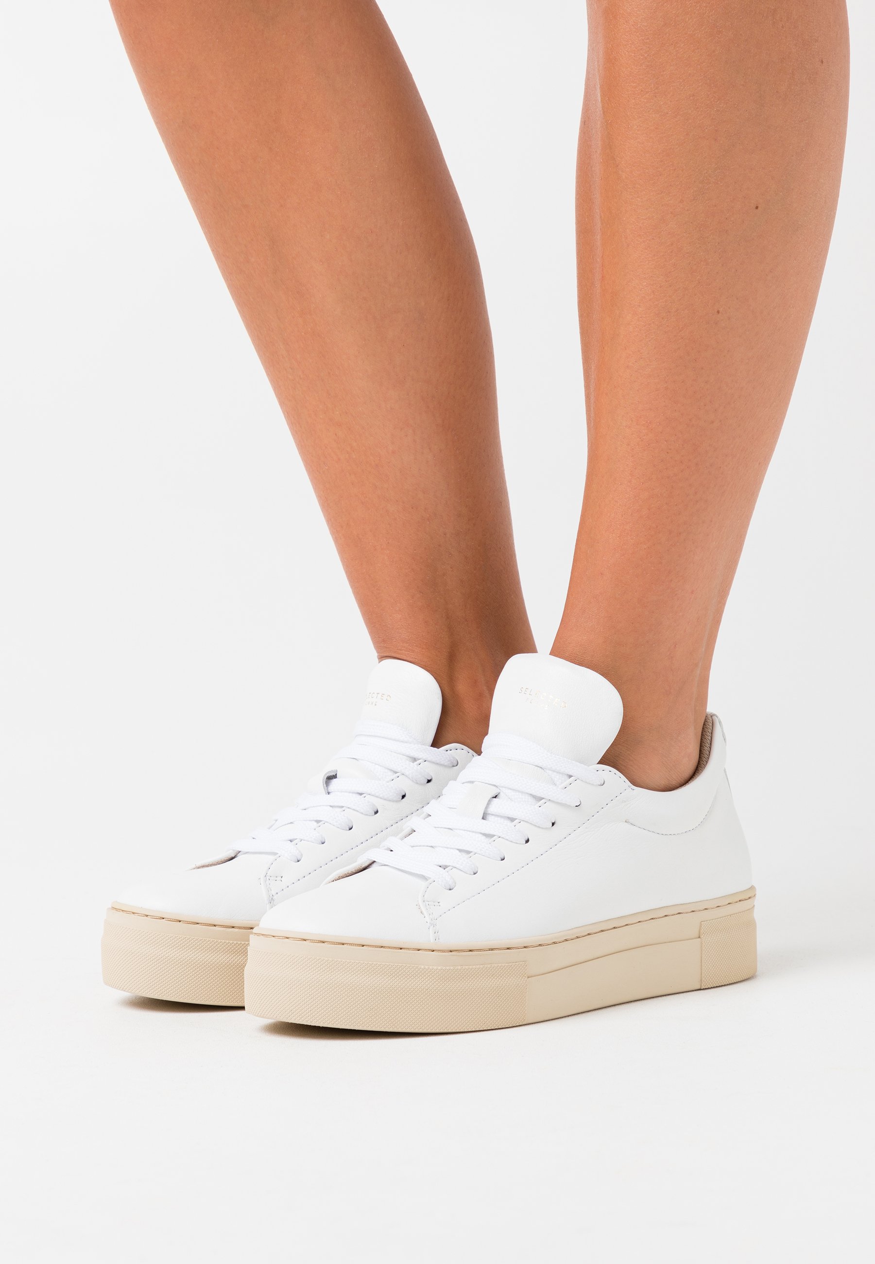 Selected Femme SLFHAILEY TRAINER - Trainers - white - Zalando.co.uk