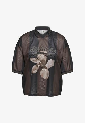 ONLY Carmakoma, T-SHIRT CARZALIA T-SHIRT - Hosszú ujjú felső - black coffee
