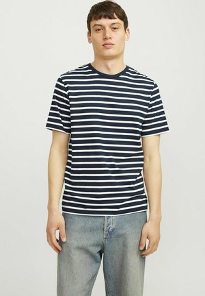 Jack & Jones EORGANIC SS O-NECK NOOS - T-shirts basic - navy blazer
