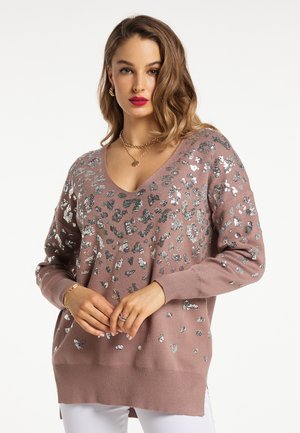 FAINA NASCITA - Jumper - taupe silber