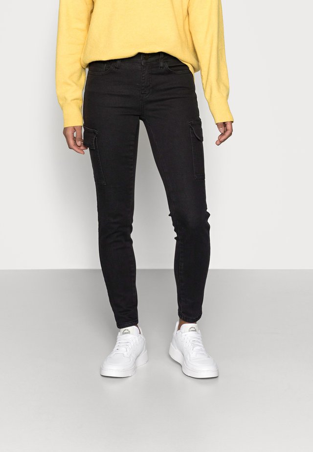 NMLUCY UTILITY PANTS - Trousers - black