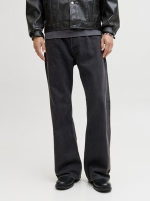 Jack & Jones JJITOBY JJORIGINAL - Bő szabású farmernadrág - black denim