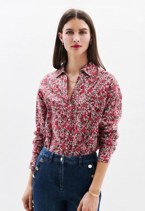 Caroll Chemisier - vieux rose