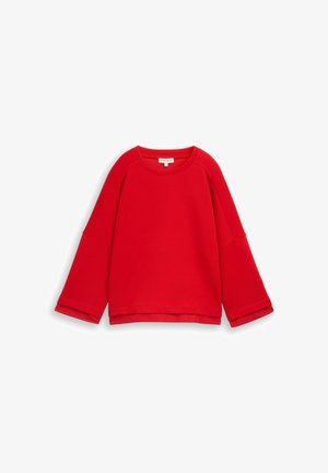 TOM TAILOR, LOOSE FIT SWEATSHIRT MIT 7/8-ARM - Sweatshirt - soft scarlet red