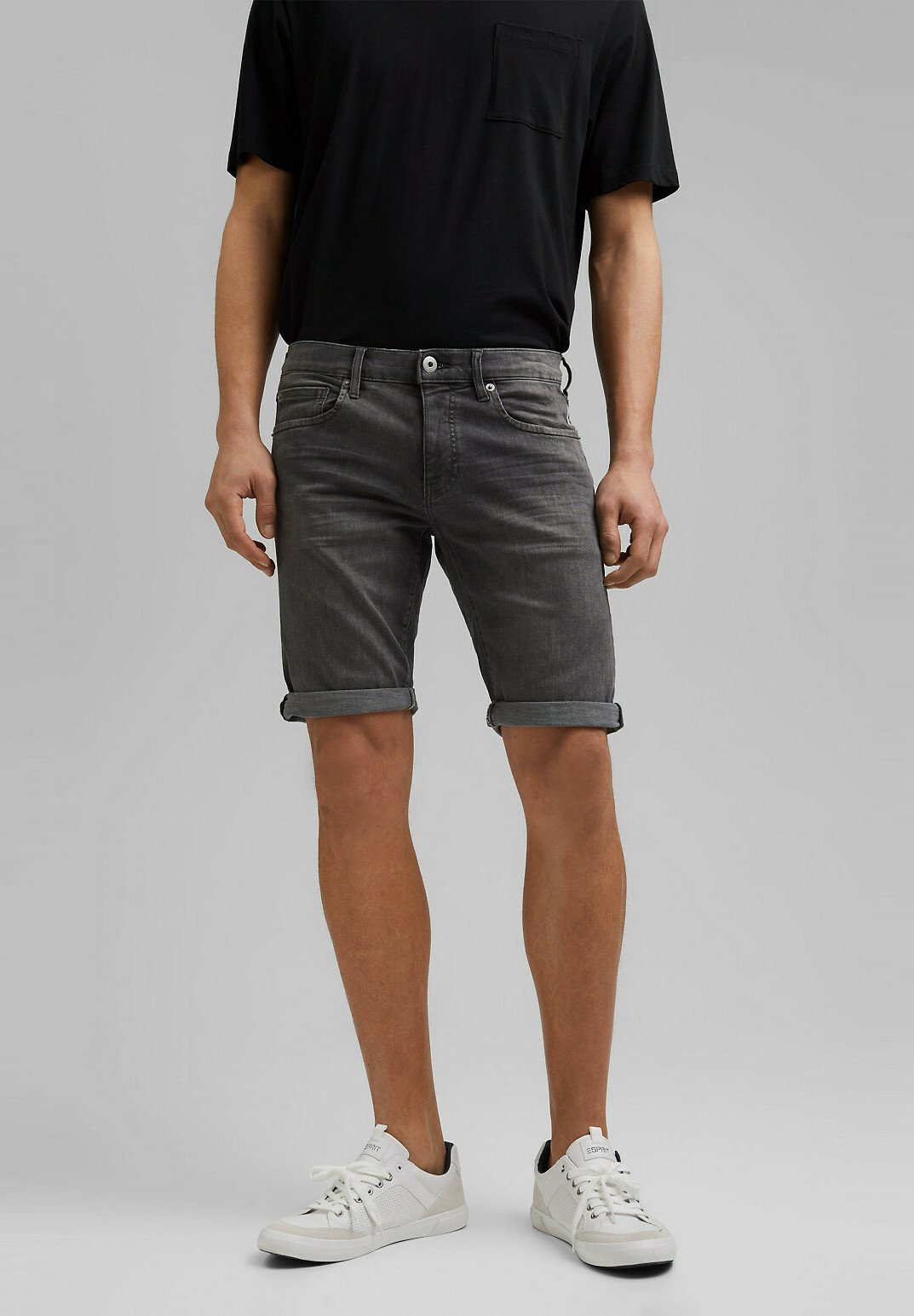 edc by Esprit Jeansshort - grey medium washed/Grijs - Zalando.nl