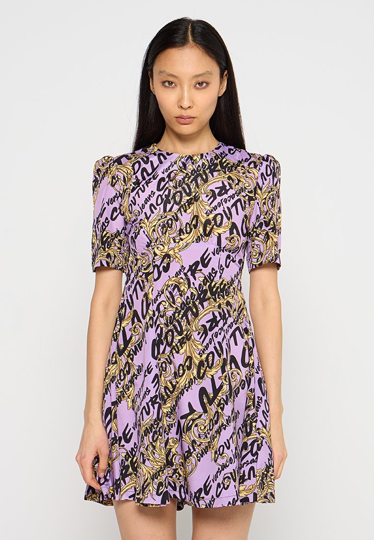 Versace Jeans Couture Jurk paars Versace Jeans Couture Jurk paars