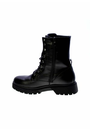 Stivaletti con plateau - black