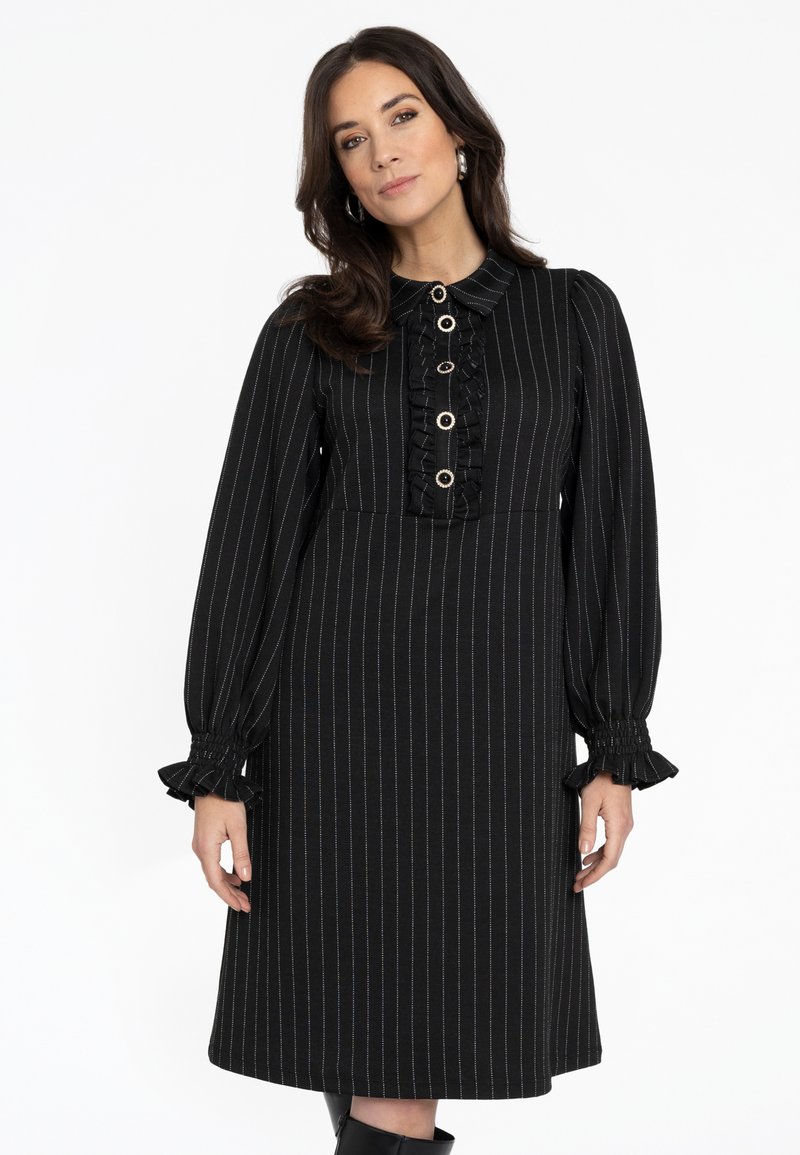 YOEK Blusenkleid - black