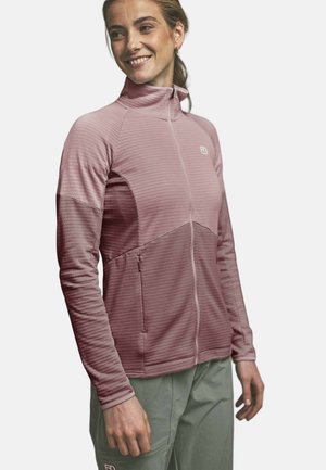 ORTOVOX, FLEECE LIGHT GRID - Fleece jacket - dawn rose