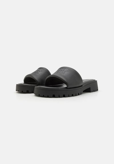 MARC JACOBS THE SLIDE - Slip-on sandaler - black