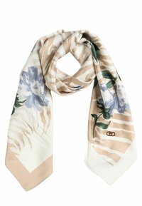 PRINTED  - Selyemkendő - beige