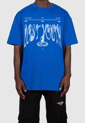 T-shirt med print - blue