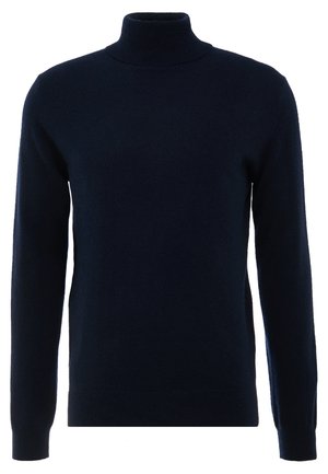 pure cashmere MEN TURTLE NECK SWEATER - Svetr - dark navy