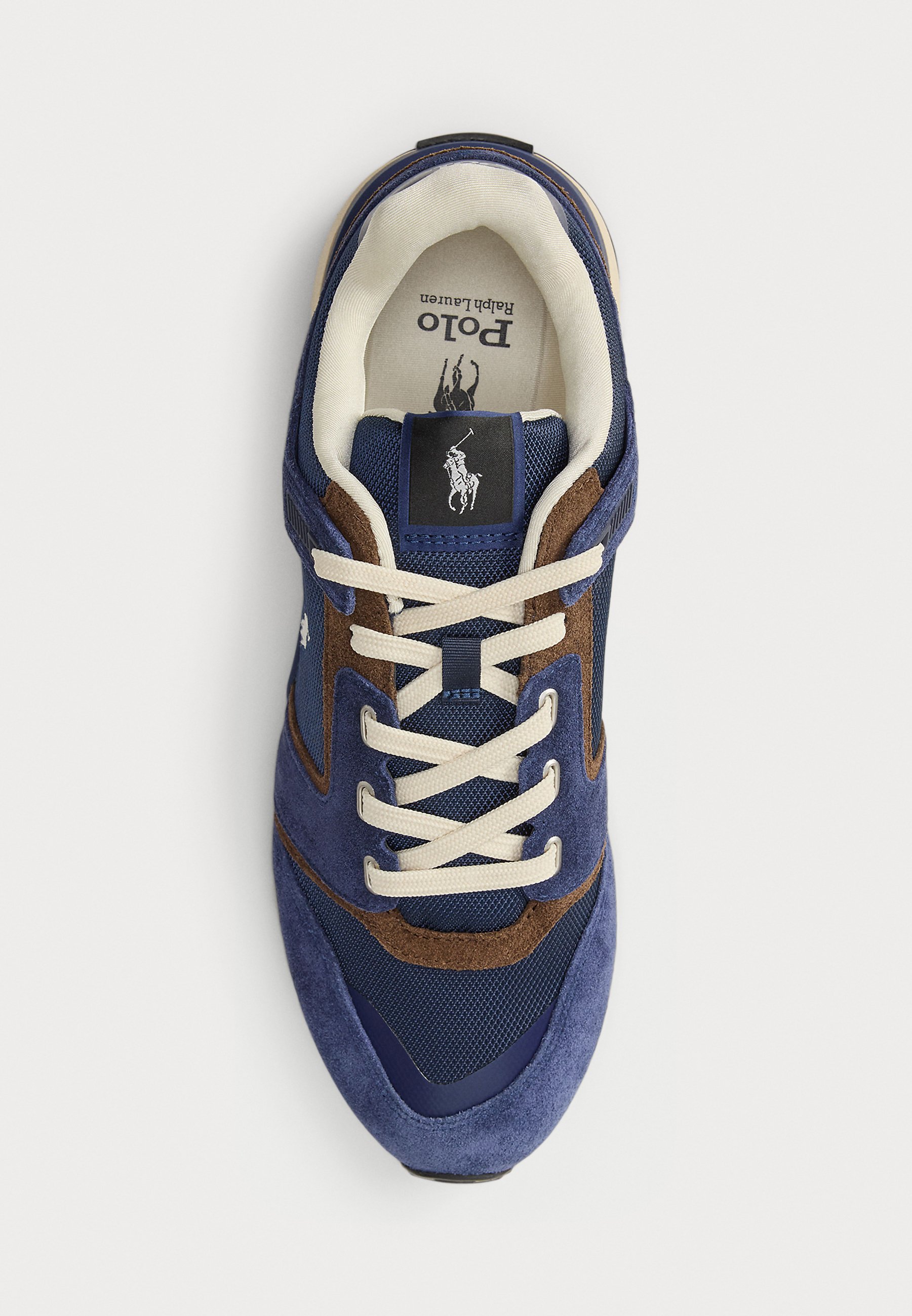 Polo Ralph Lauren TRAIN 89 V2 SUEDE-PANELED SNEAKER - Trainers