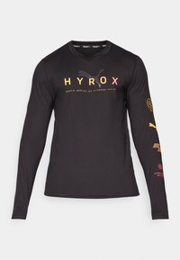HYROX RUN CLOUDSPUN TEE - Pitkähihainen paita - black