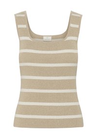 KAMORITA - Débardeur - feather grey chalk metalic