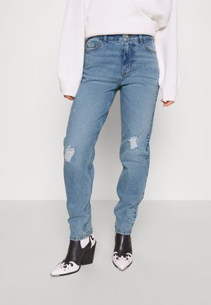 Vero Moda Vmtessa Hr Mom Jeans Ra220 Ga Noos, Donkergrijs denim, 28W x 32L Vero Moda Vmtessa Hr Mom Jeans Ra220 Ga Noos, Donkergrijs denim, 28W x 32L