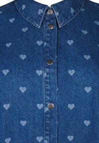 Zizzi Pogājama blūze - l blue d w heart