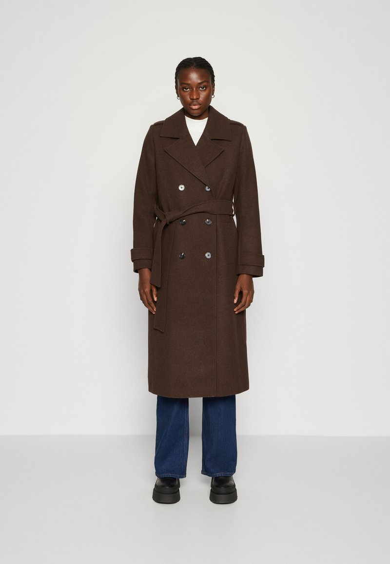 Modström SHAYMD COAT - Trenchcoat - dark coffee