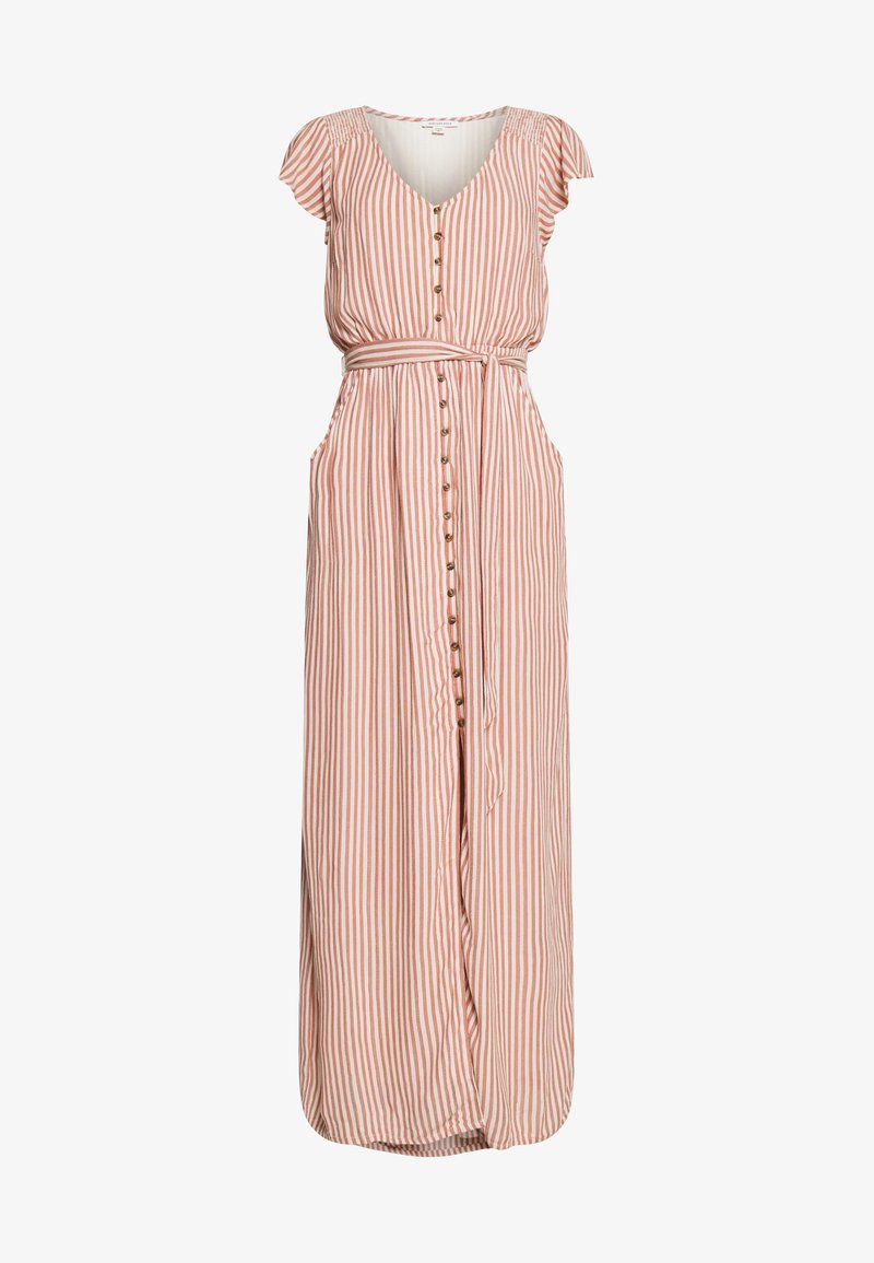 american eagle pink maxi dress AE Babydoll Tiered Maxi Dress