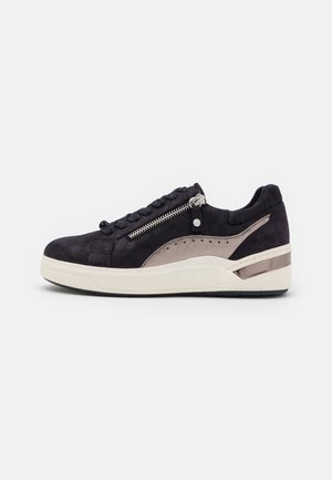 Tamaris Pure Relax LACE UP - Sneaker low - navy/pewter